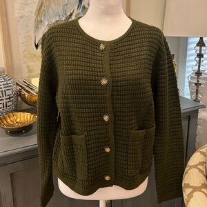 Pretty Garden Cardigan Sweater Sz Small NWT